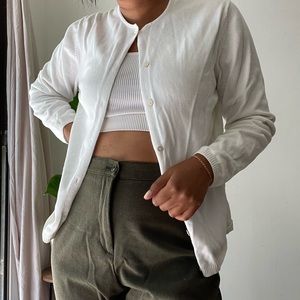 Cotton Button Up Cardigan